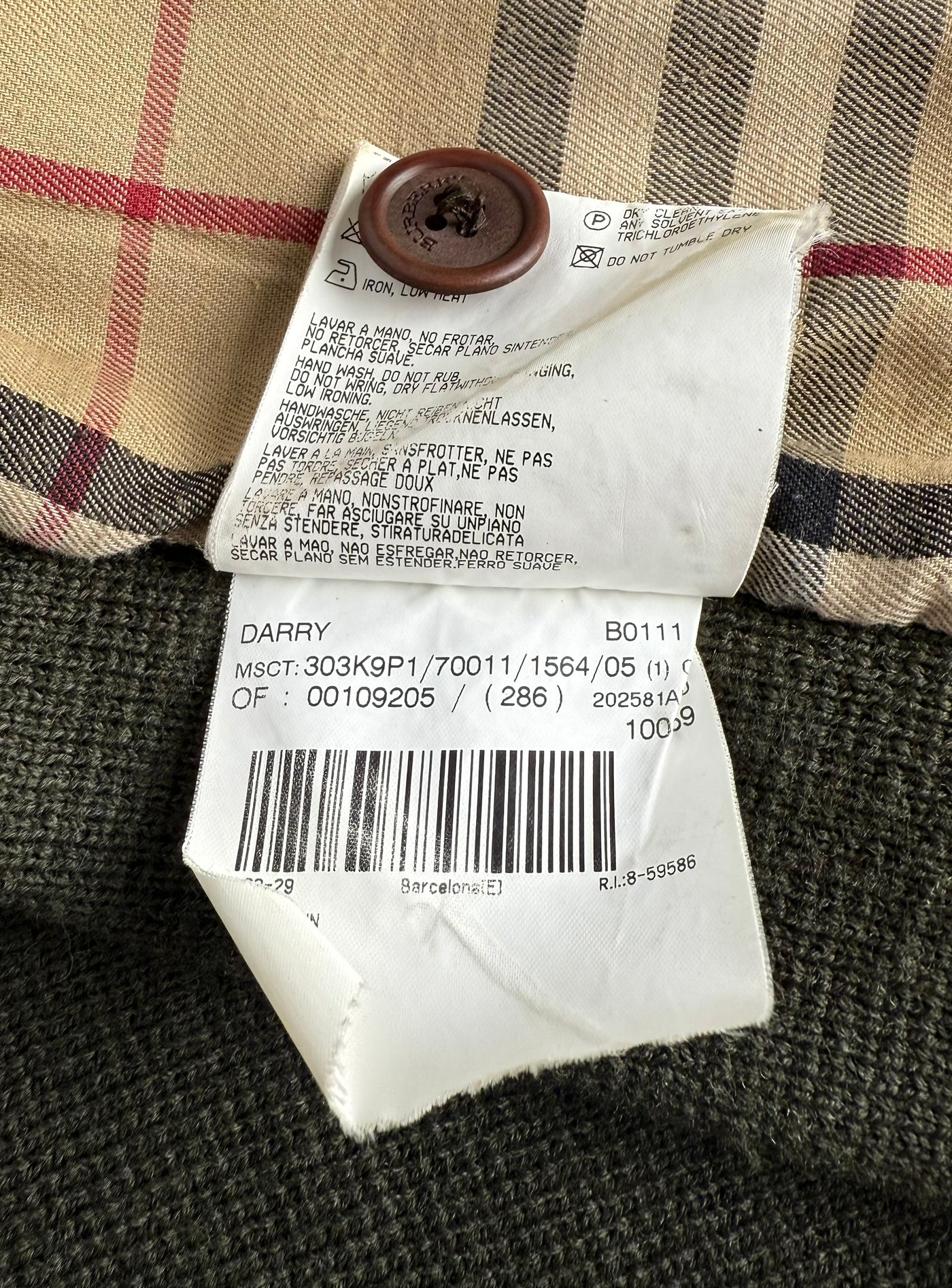Chaqueta Burberry (M)