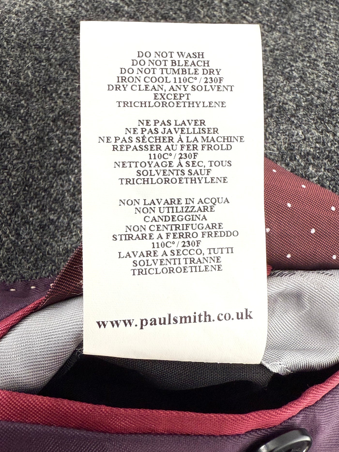 Abrigo Paul Smith (S)