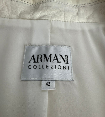 Cazadora de piel Armani (S)