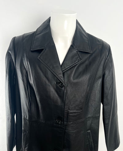 Abrigo de piel Genuine Leather (L)