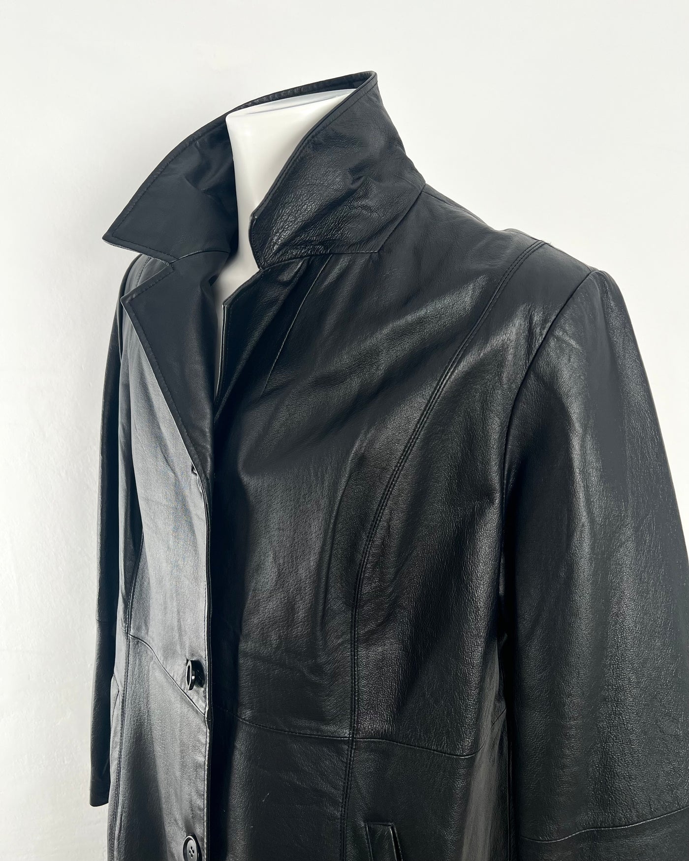 Abrigo de piel Genuine Leather (L)