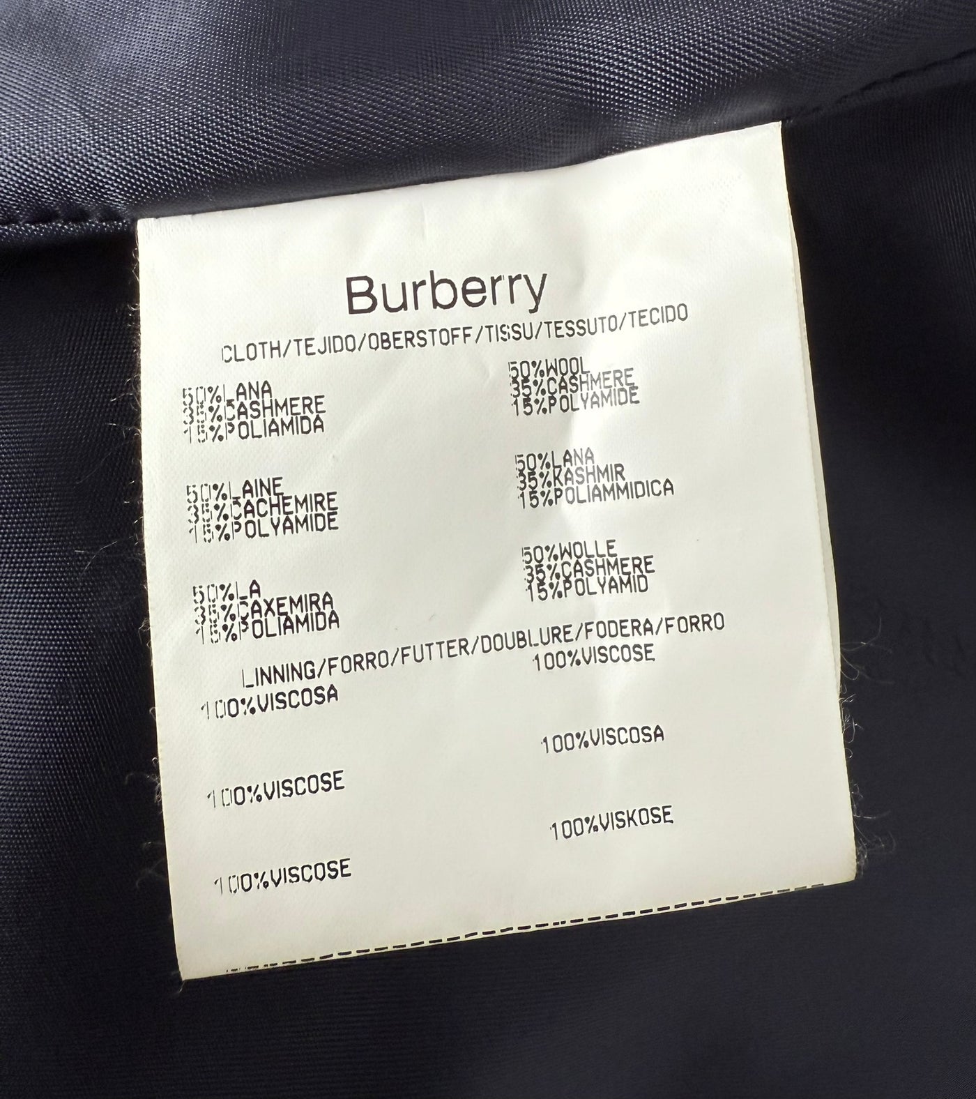 Abrigo Burberry (XL)
