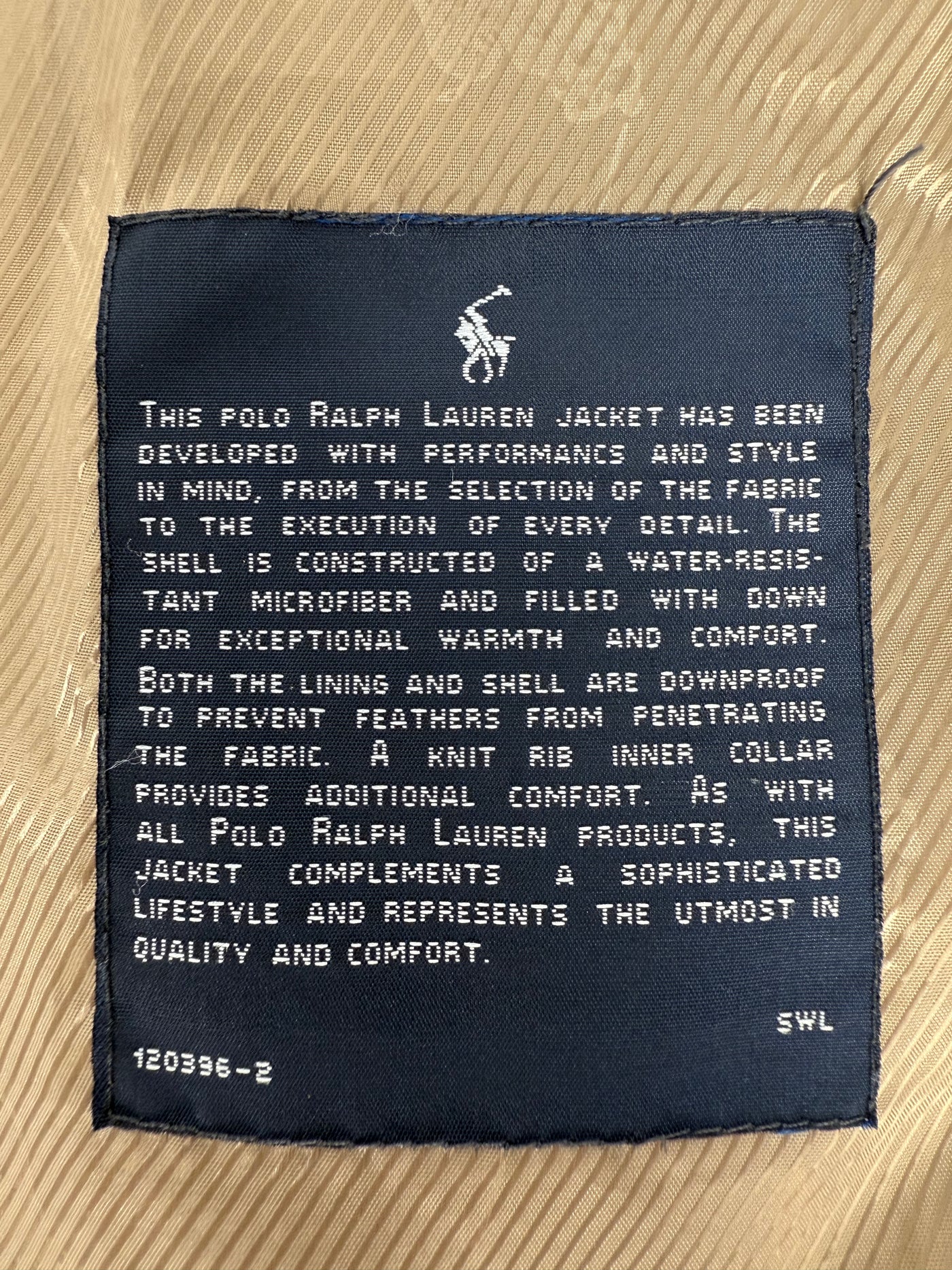 Abrigo de plumas Polo Ralph Lauren (S)