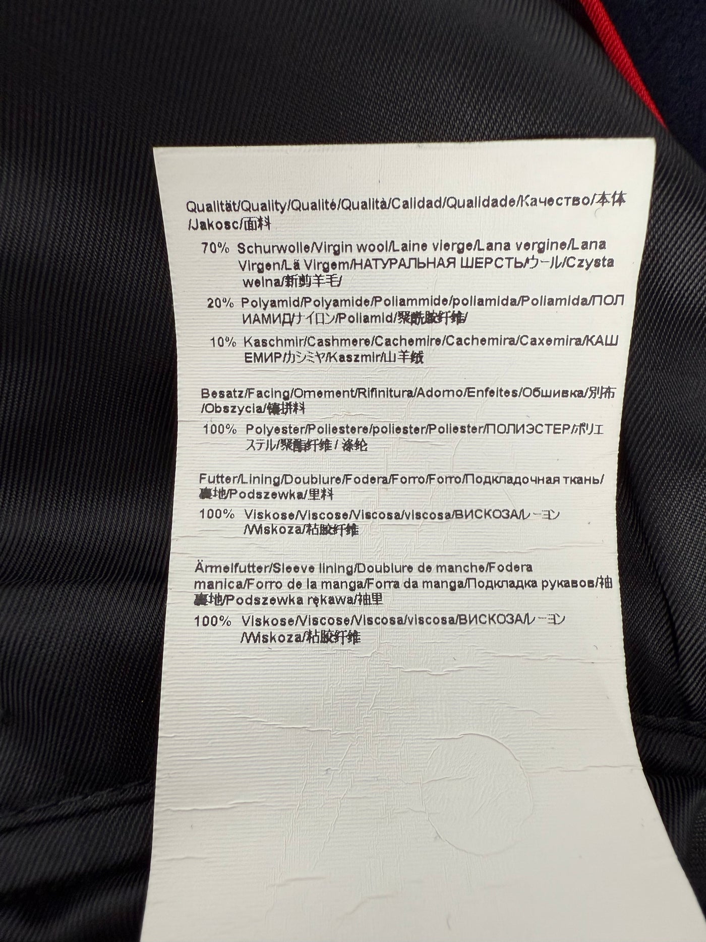 Abrigo Hugo Boss (S)