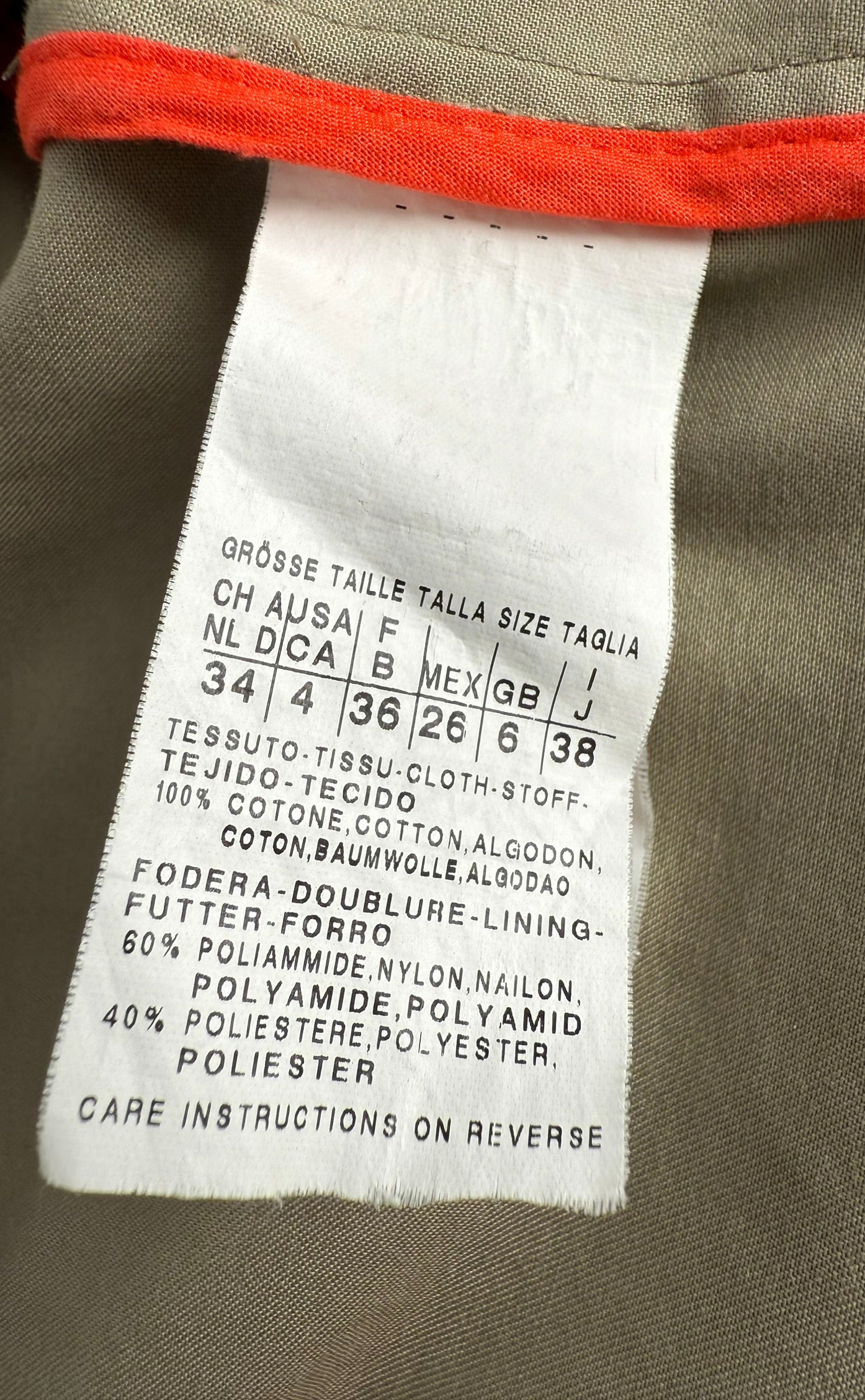 Gabardina Max Mara (S)