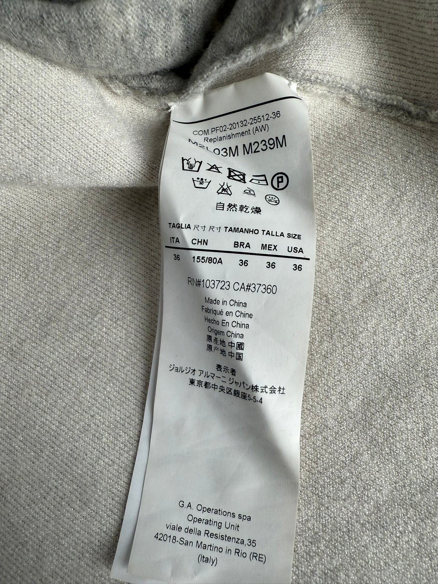 Abrigo Armani (S)