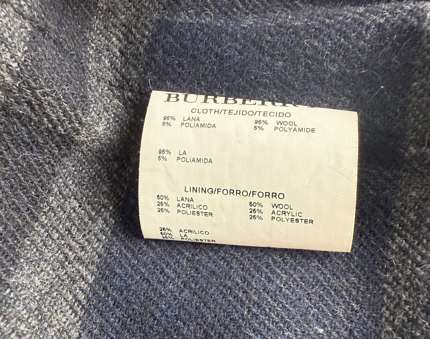 Abrigo Burberry (XXL)