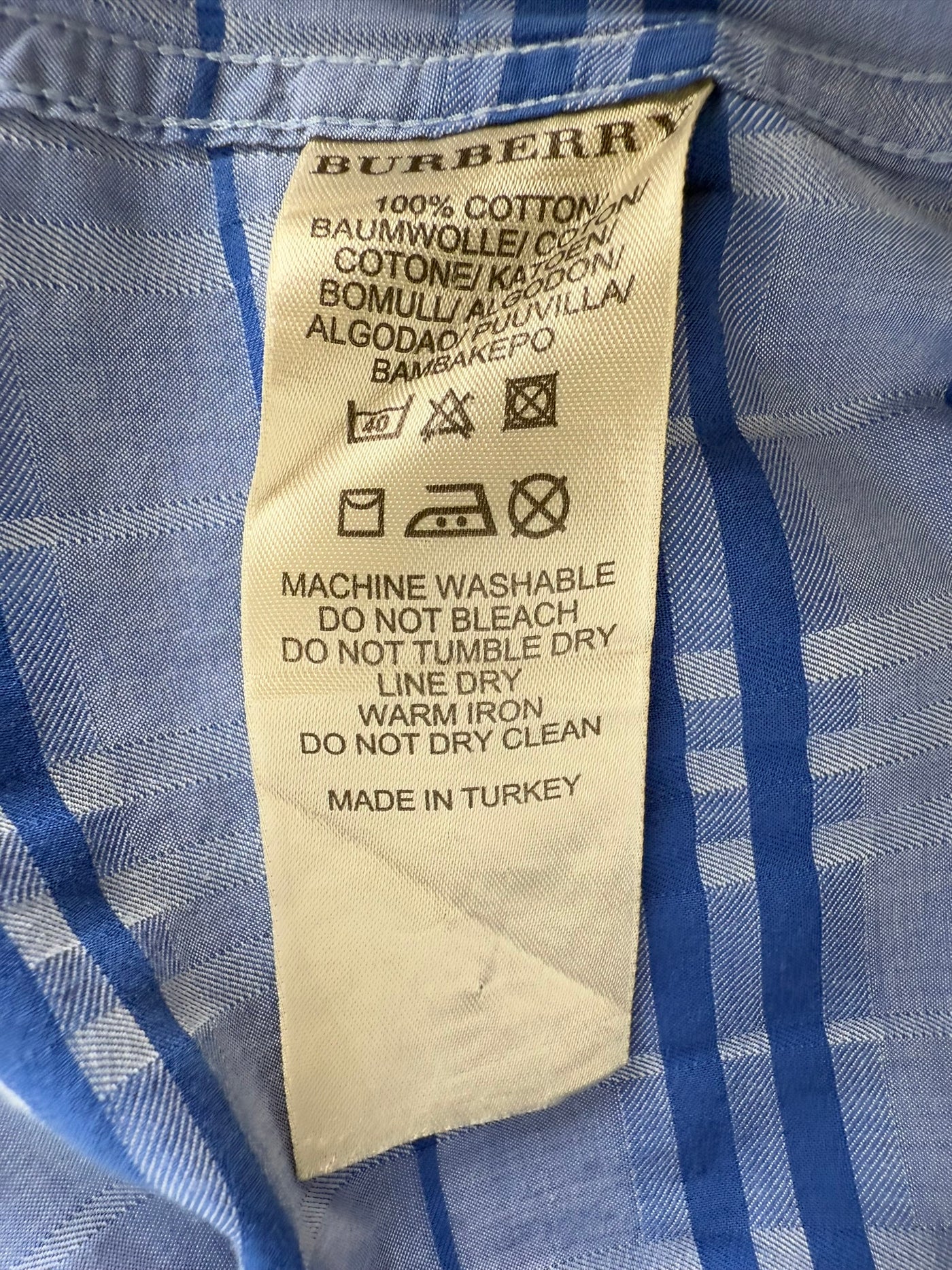 Camisa Burberry (L)