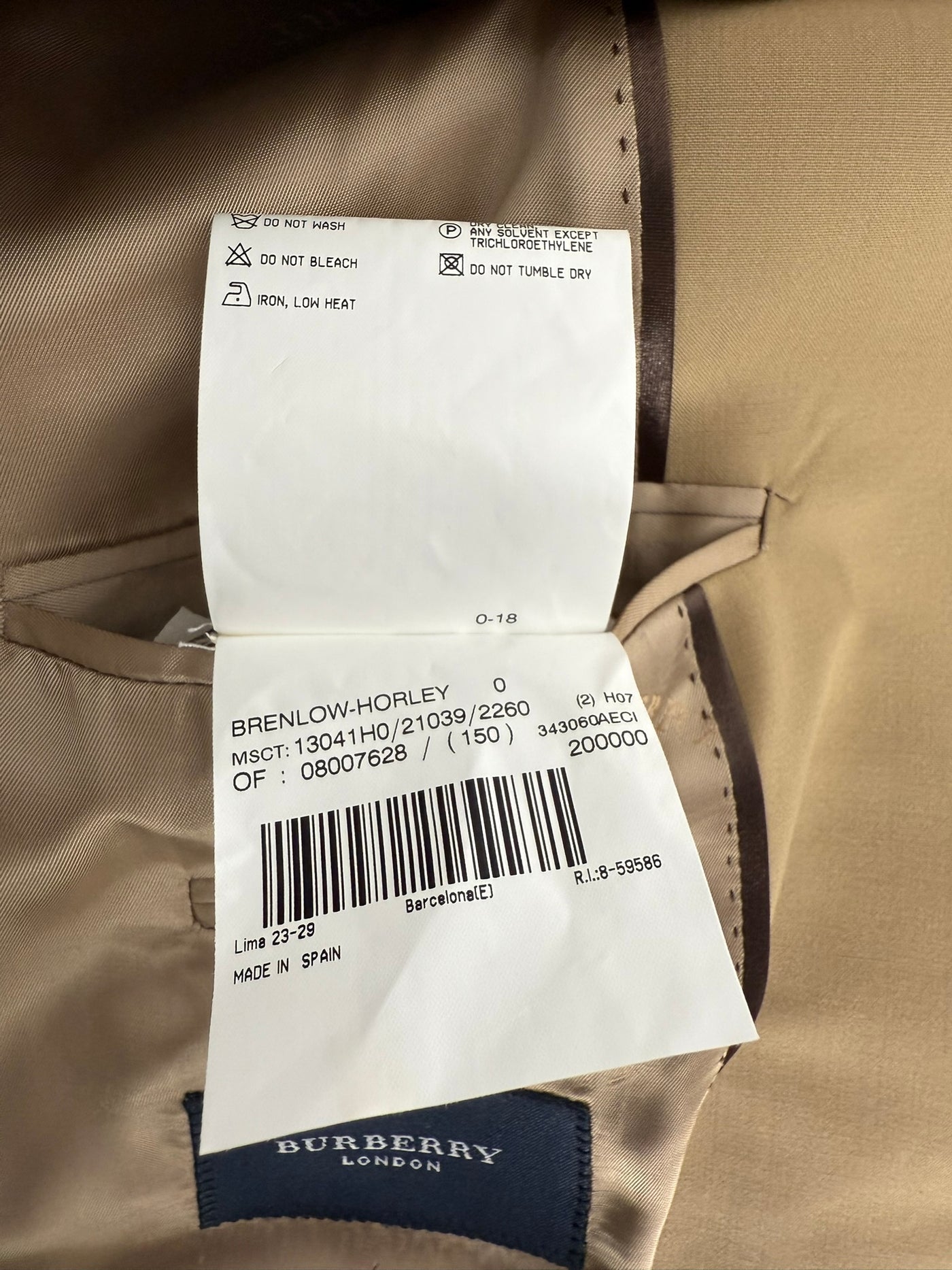 Chaqueta Burberry (L)