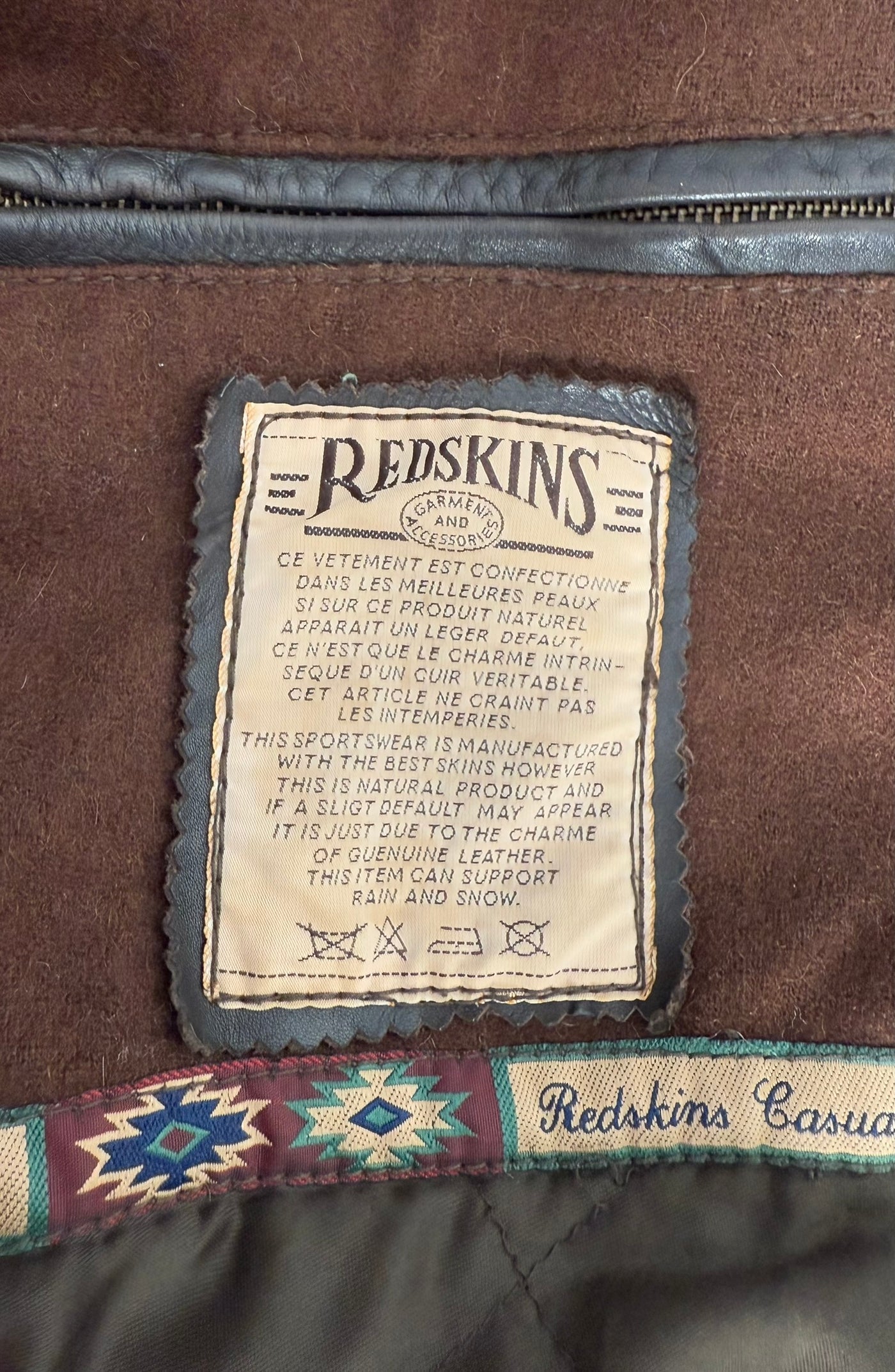 Abrigo de piel Redskins (XL)
